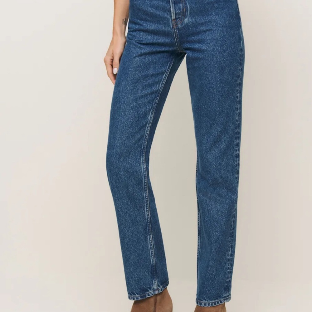 Reformation Cynthia Straight Leg Women's Jeans 
Clearly-23